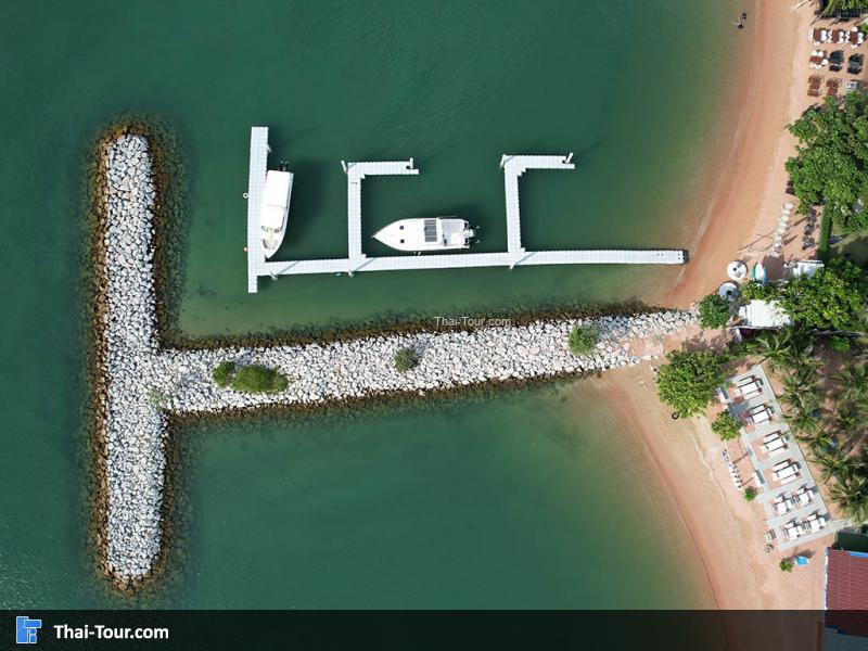 ภาพมุมสูง หาดบ้านอําเภอ