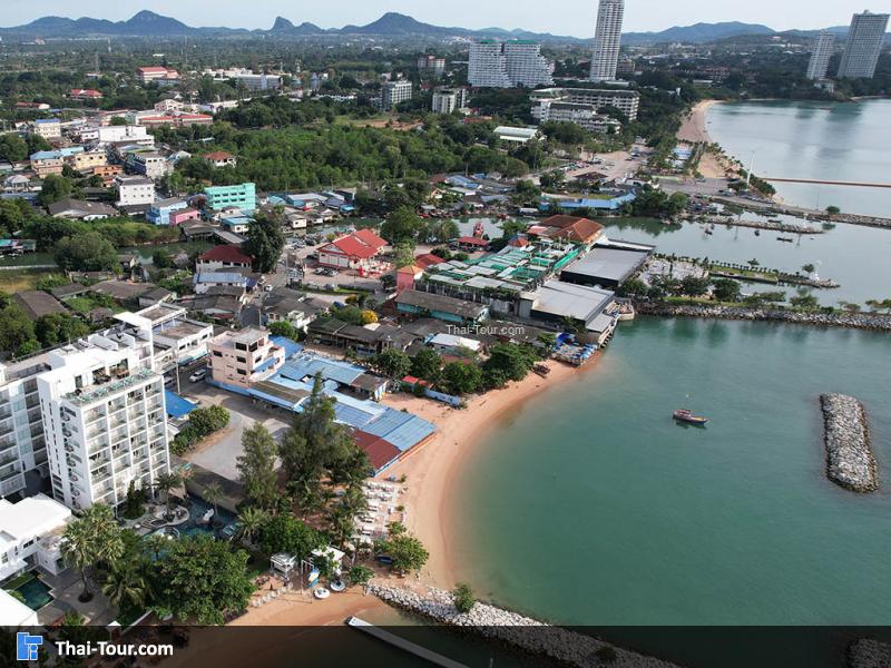 ภาพมุมสูง หาดบ้านอําเภอ