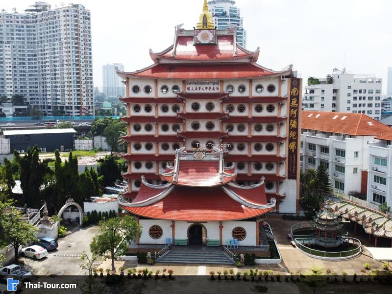 ภาพมุมสูง วัดโพธิ์แมนคุณาราม