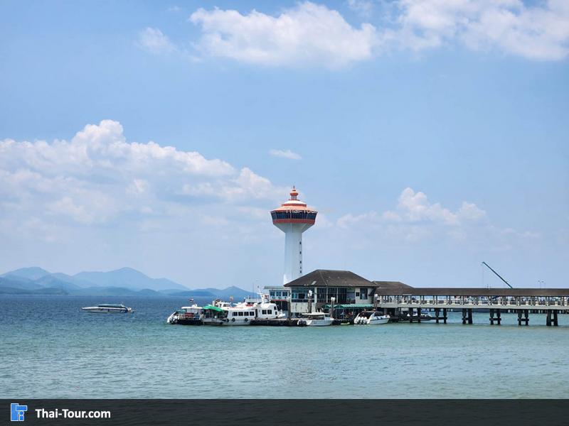 ภาพมุมสูง ประภาคารระนอง