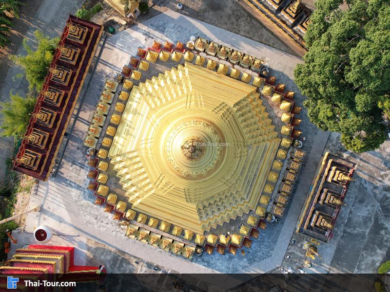 ภาพมุมสูง วัดสุวรรณคีรี ปากจั่น