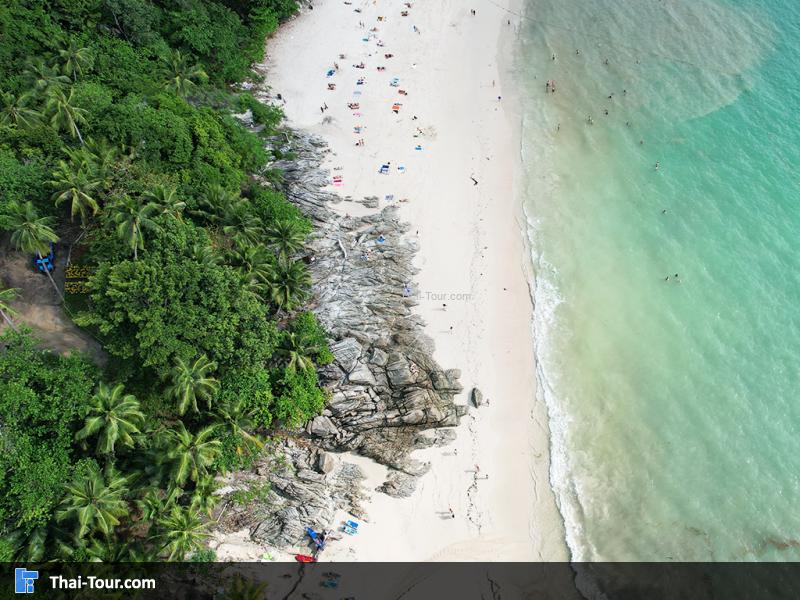 ภาพมุมสูง หาดฟรีด้อม