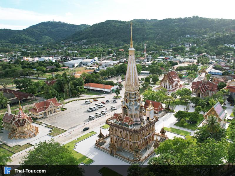 ภาพมุมสูง วัดฉลอง