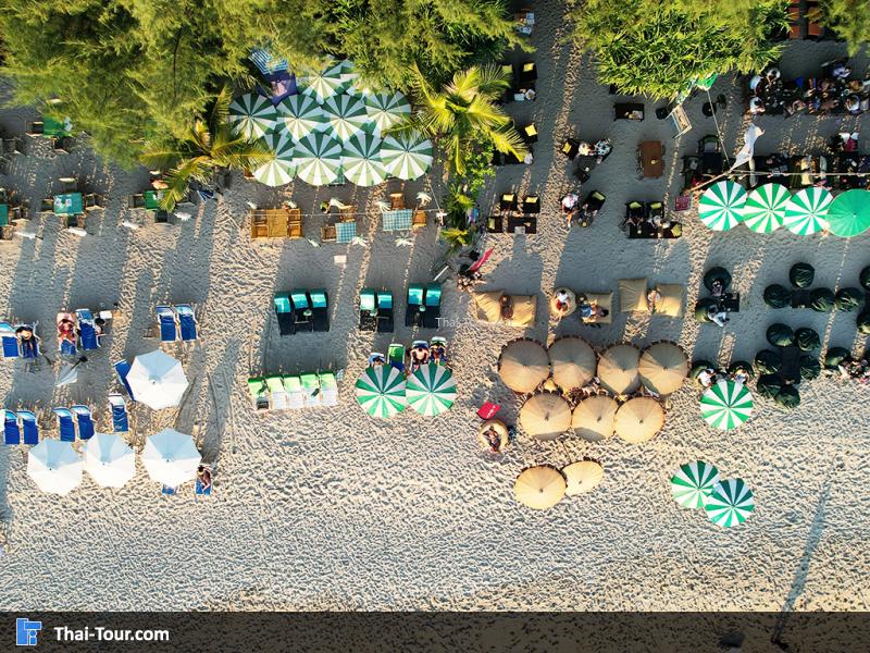 ภาพมุมสูง หาดบางเทา