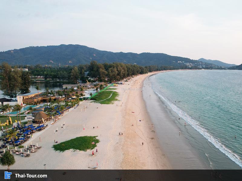 ภาพมุมสูง หาดบางเทา