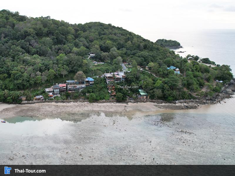 ภาพมุมสูง หาดไตรตรัง