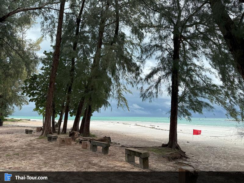 หน้าหาดด้านหน้าของ เกาะตะรุเตา