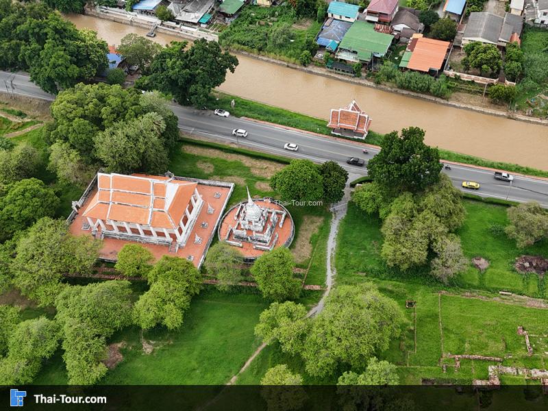 ภาพมุมสูง วัดใหม่ไชยวิชิต