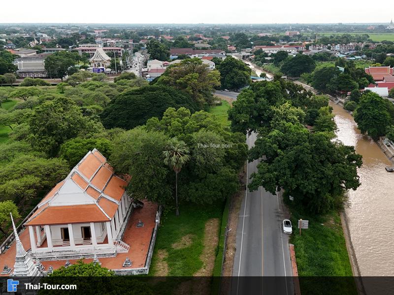 ภาพมุมสูง วัดใหม่ไชยวิชิต