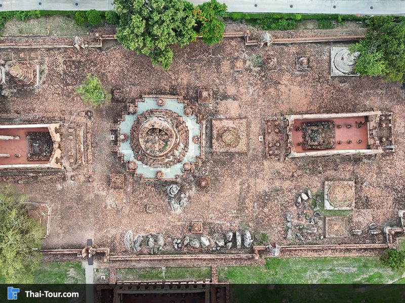 ภาพมุมสูง วัดกุฎีดาว