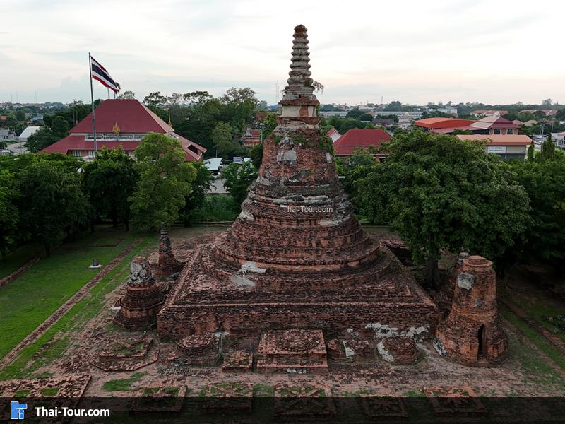 ภาพโดรน วัดจักรวรรดิ์ อยุธยา
