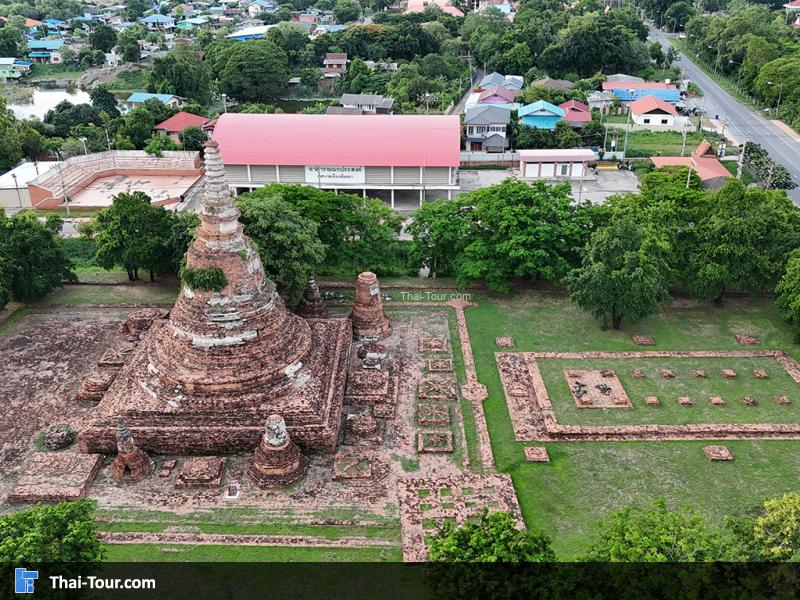 ภาพโดรน วัดจักรวรรดิ์ อยุธยา