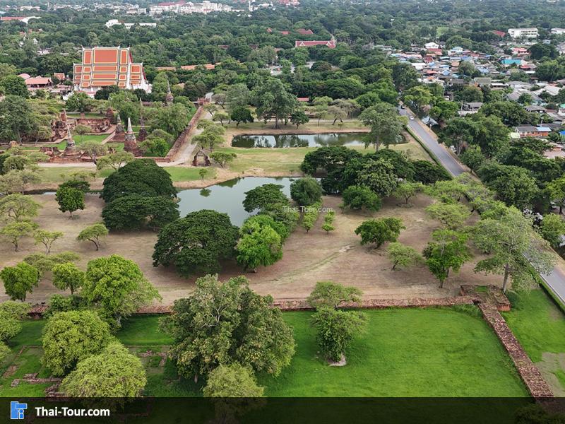 วิวมุมสูงด้านบนของ วัดพระศรีสรรเพชญ์