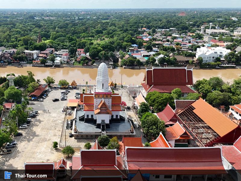 ภาพมุมสูง วัดพุทไธศวรรย์