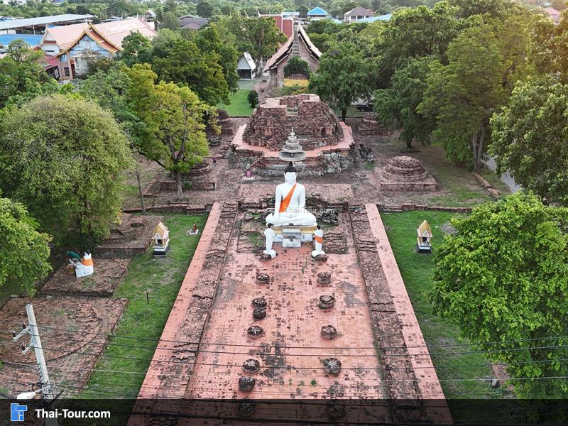 ภาพมุมสูง วัดสมณโกฎฐาราม