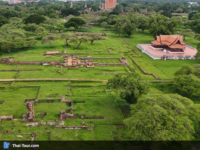 ภาพมุมสูง พระราชวังหลวง