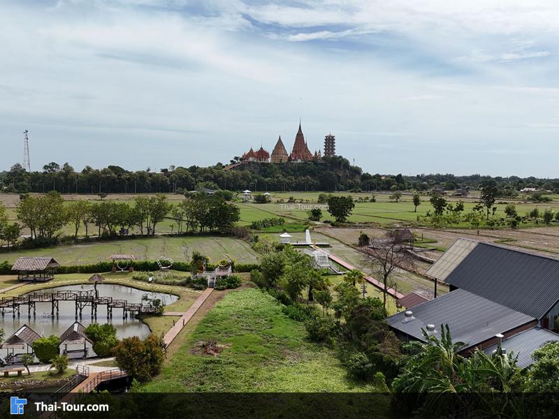 ภาพมุมสูง วัดถ้ำเสือ