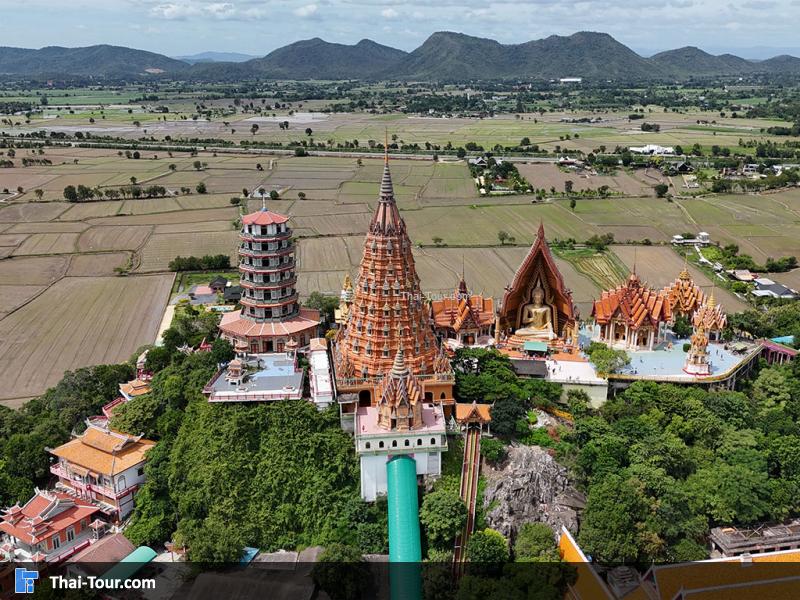 ภาพมุมสูง วัดถ้ำเสือ