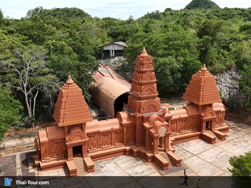 ภาพมุมสูง วัดถ้ำพุหว้า