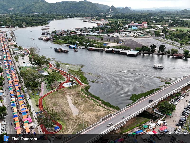 ภาพมุมสูง สะพานสมเด็จพระสังฆราชญาณสังวร