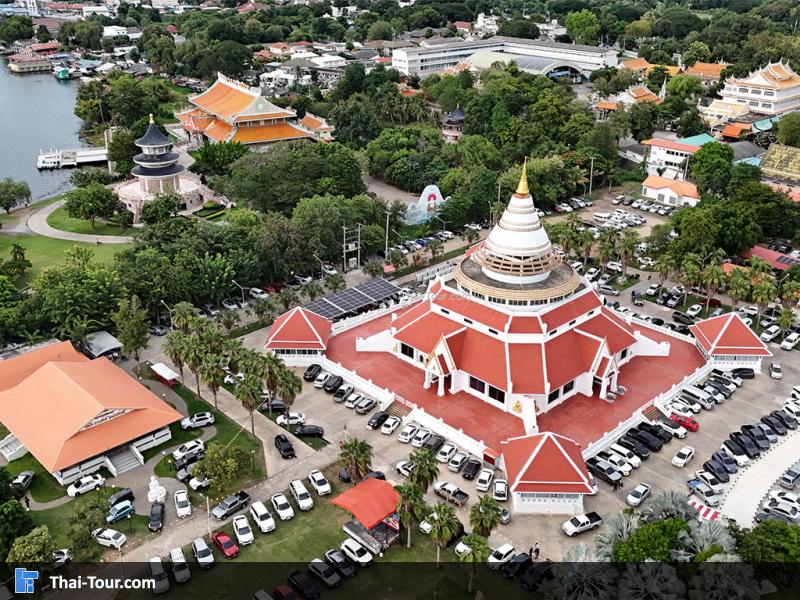 ภาพมุมสูง หอพระประวัติสมเด็จพระญาณสังวร