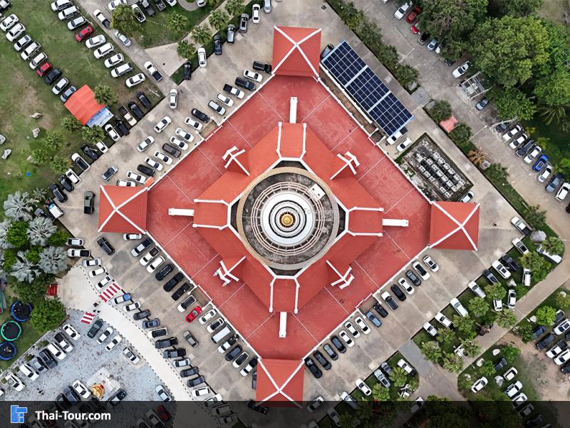 ภาพมุมสูง หอพระประวัติสมเด็จพระญาณสังวร