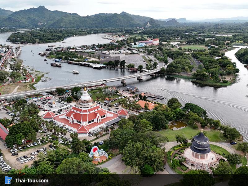 ภาพมุมสูง หอพระประวัติสมเด็จพระญาณสังวร
