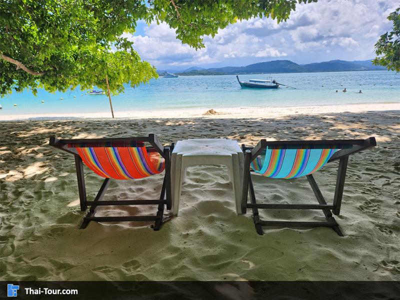 ด้านหน้าหาดของ เกาะรังใหญ่