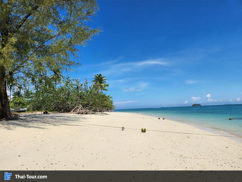 ด้านหน้าหาดของ เกาะรังใหญ่