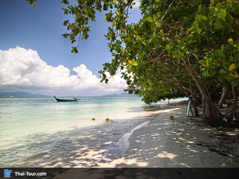 ด้านหน้าหาดของ เกาะรังใหญ่