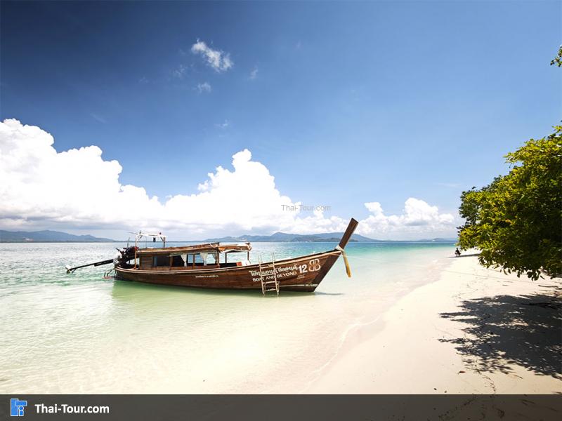 ด้านหน้าหาดของ เกาะรังใหญ่