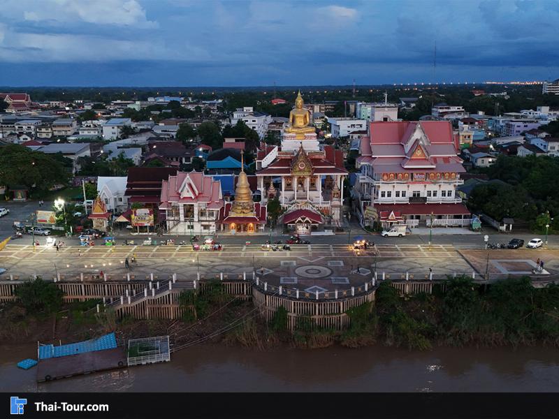 ภาพมุมสูง วัดลำดวน