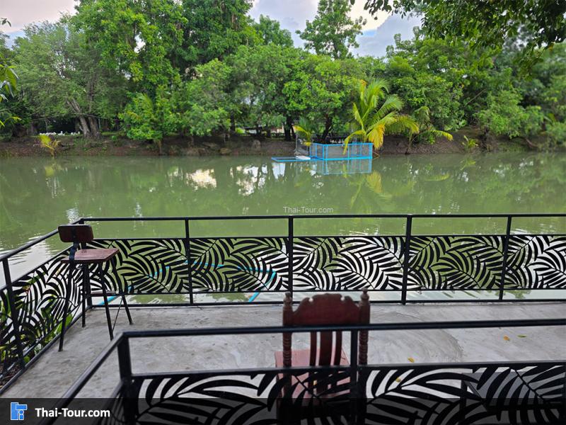 บรรยากาศของนาบัวยักษ์