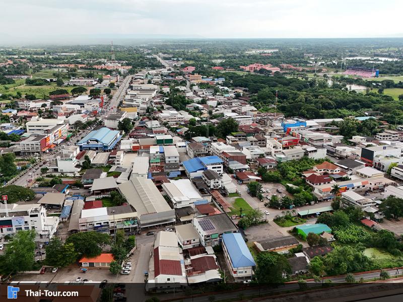 ภาพมุมสูง ศาลสมเด็จพระนเรศวรมหาราช