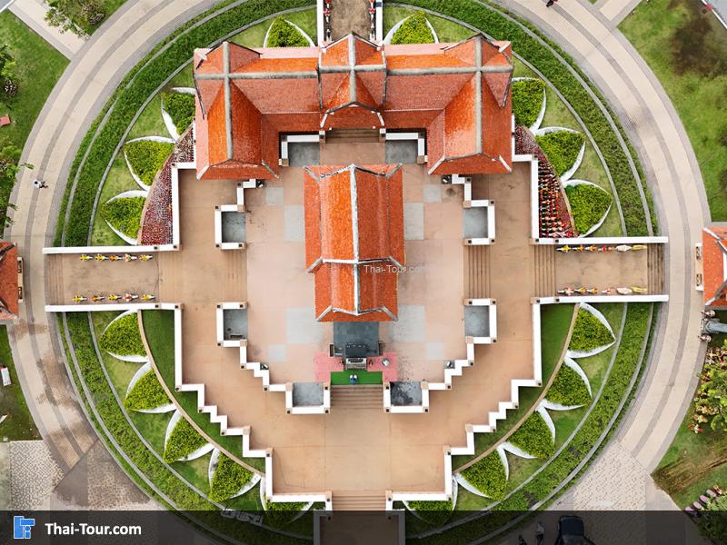 ภาพมุมสูง ศาลสมเด็จพระนเรศวรมหาราช