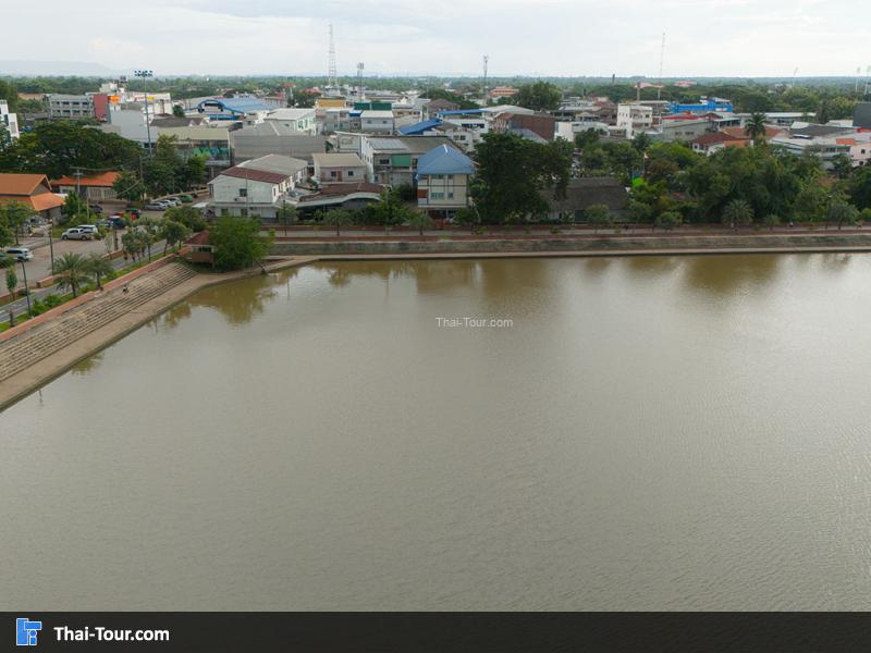 ภาพมุมสูง หนองบัว