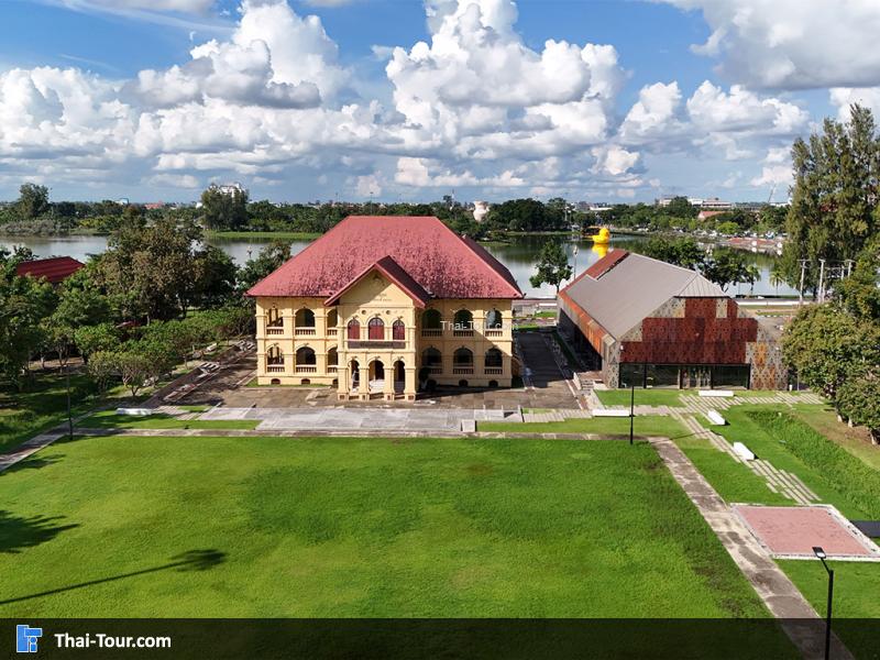 ภาพมุมสูง พิพิทธภัณฑ์เมืองอุดรธานี