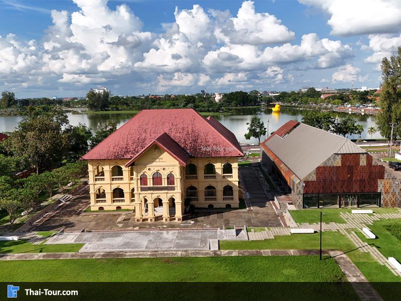 ภาพมุมสูง พิพิทธภัณฑ์เมืองอุดรธานี