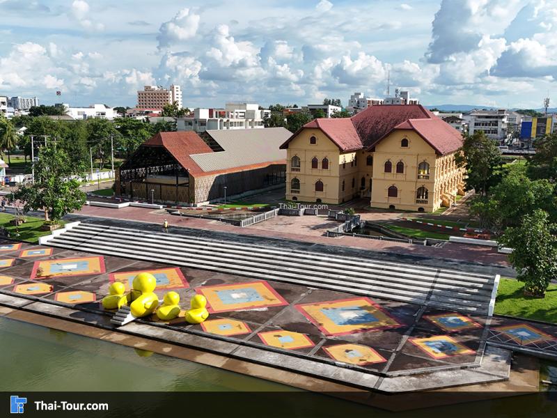 ภาพมุมสูง พิพิทธภัณฑ์เมืองอุดรธานี