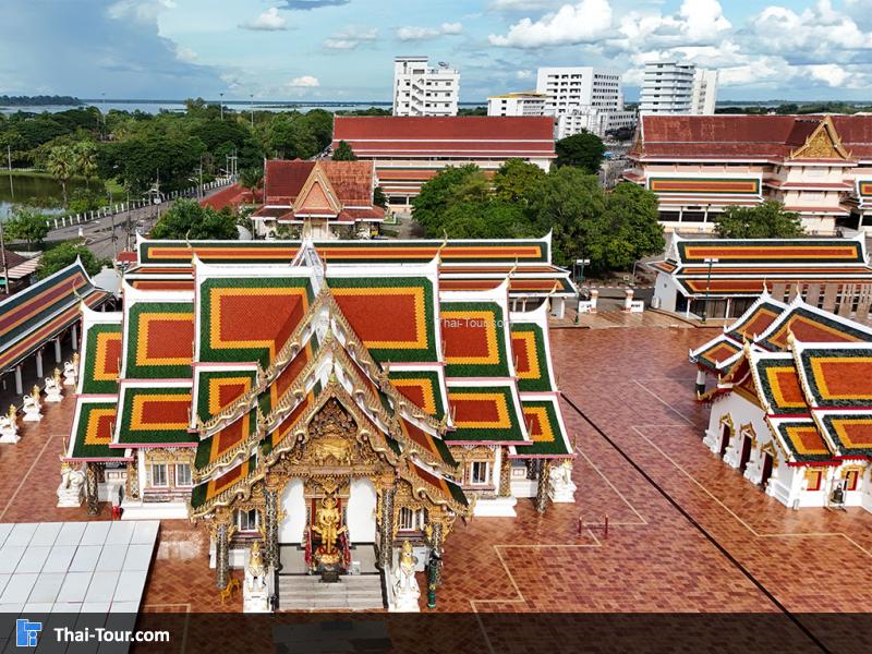 ภาพมุมสูง พระธาตุเชิงชุม