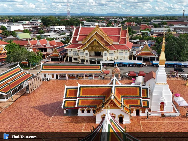 ภาพมุมสูง พระธาตุเชิงชุม