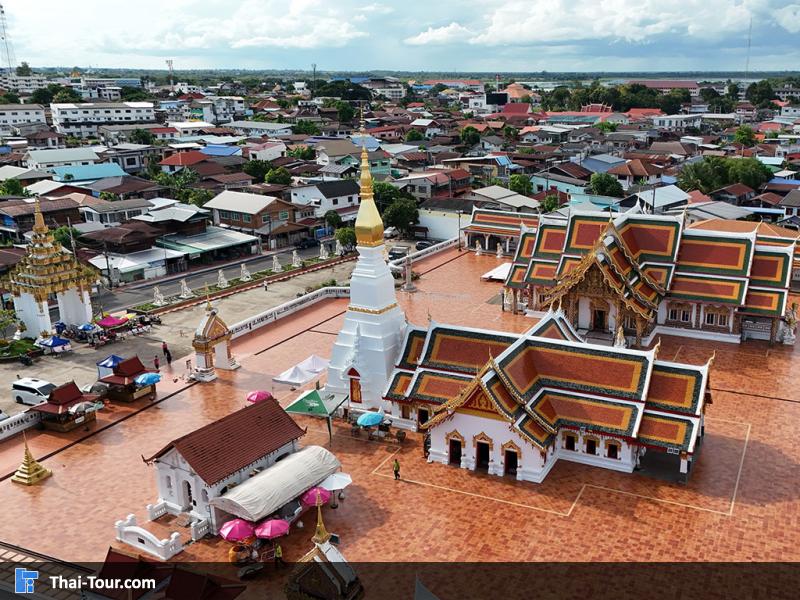 ภาพมุมสูง พระธาตุเชิงชุม