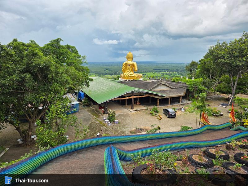 ภาพมุมสูงถ้ำพระพุทธไสยาสน์
