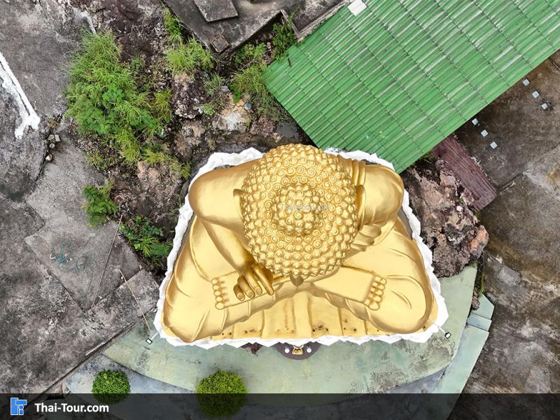 ภาพมุมสูงถ้ำพระพุทธไสยาสน์