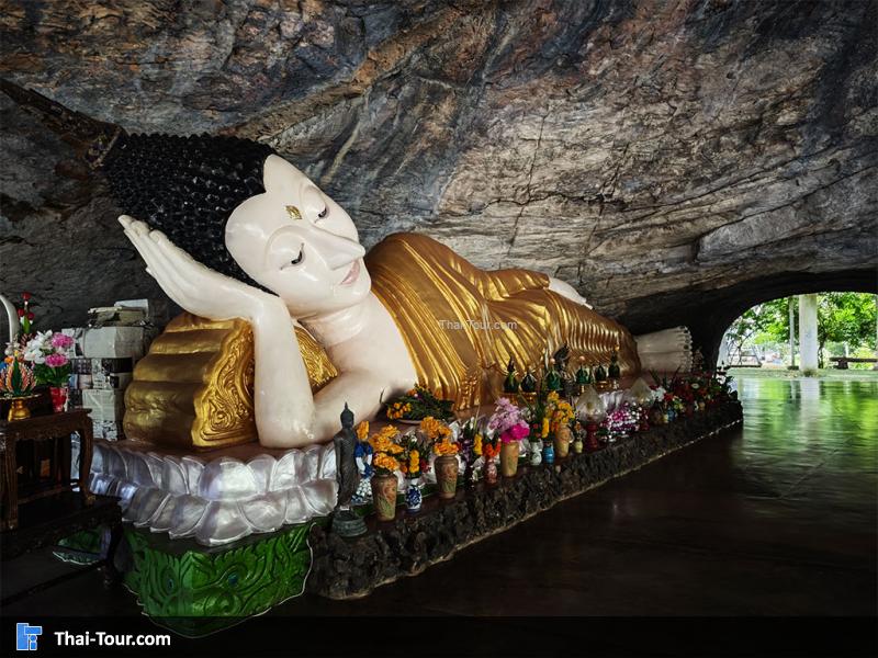 ภาพมุมสูงถ้ำพระพุทธไสยาสน์