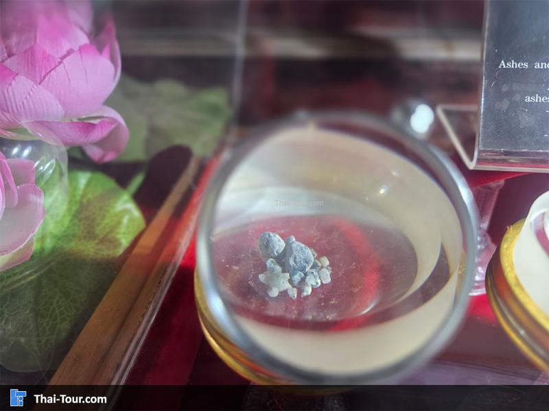 อัฐิ อัฐิธาตุและเกสาท่านพระอาจารย์วัน