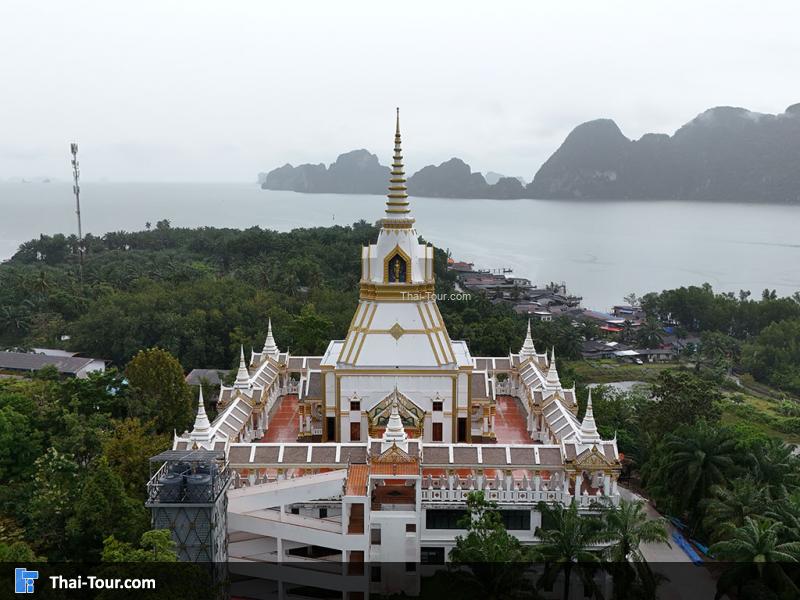 ภาพมุมสูง วัดพระธาตุแหลมสัก