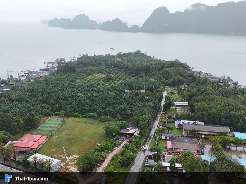 ภาพมุมสูง วัดพระธาตุแหลมสัก