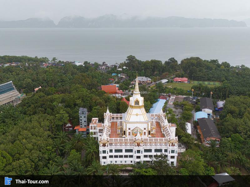 ภาพมุมสูง วัดพระธาตุแหลมสัก