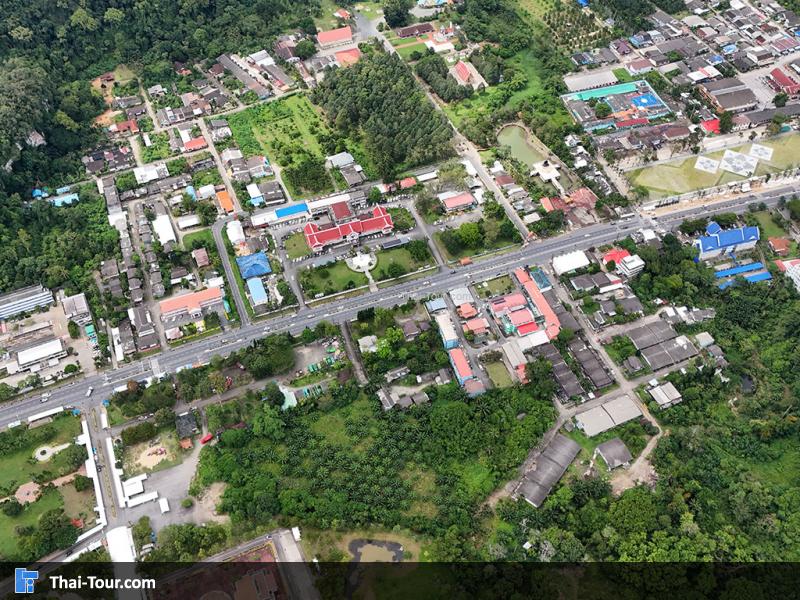 ภาพมุมสูง เมืองพังงา